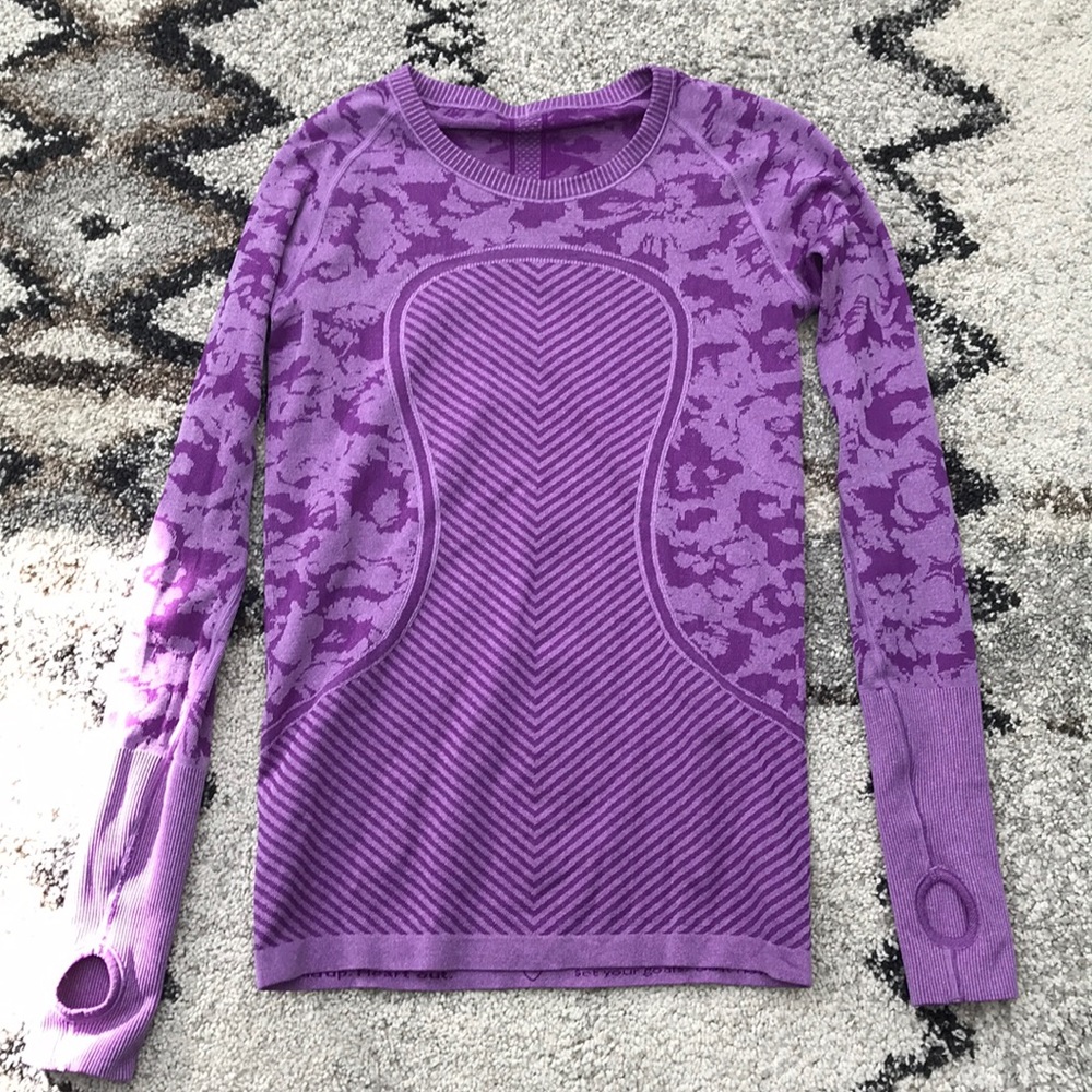 LuLuLemon swiftly size 8 purple